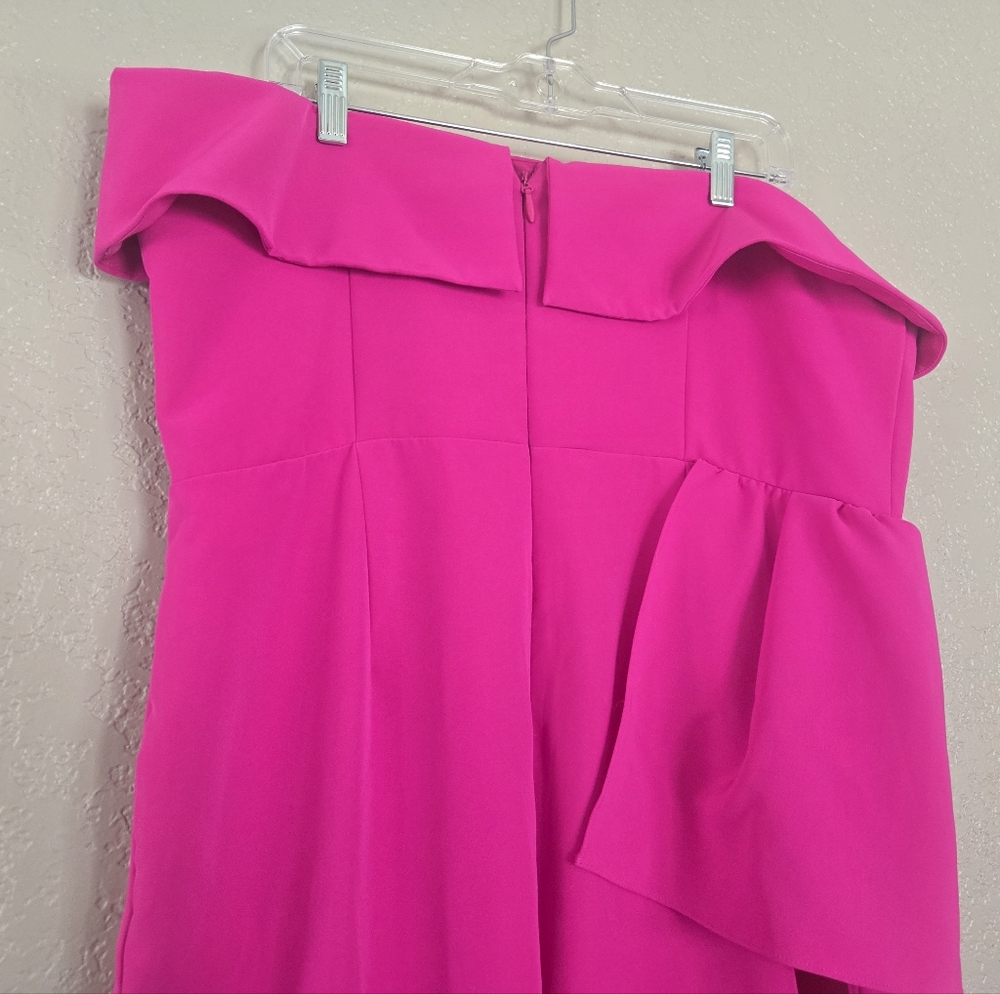 NWOT, NY&C Strapless Pink Jumpsuit XL - Picture 8 of 13